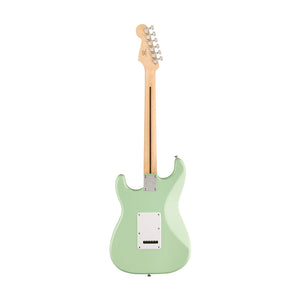 Squier FSR Sonic Stratocaster Electric Guitar w/White Pickguard, Maple FB, Surf Green