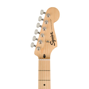 Squier FSR Sonic Stratocaster Electric Guitar w/White Pickguard, Maple FB, Arctic White