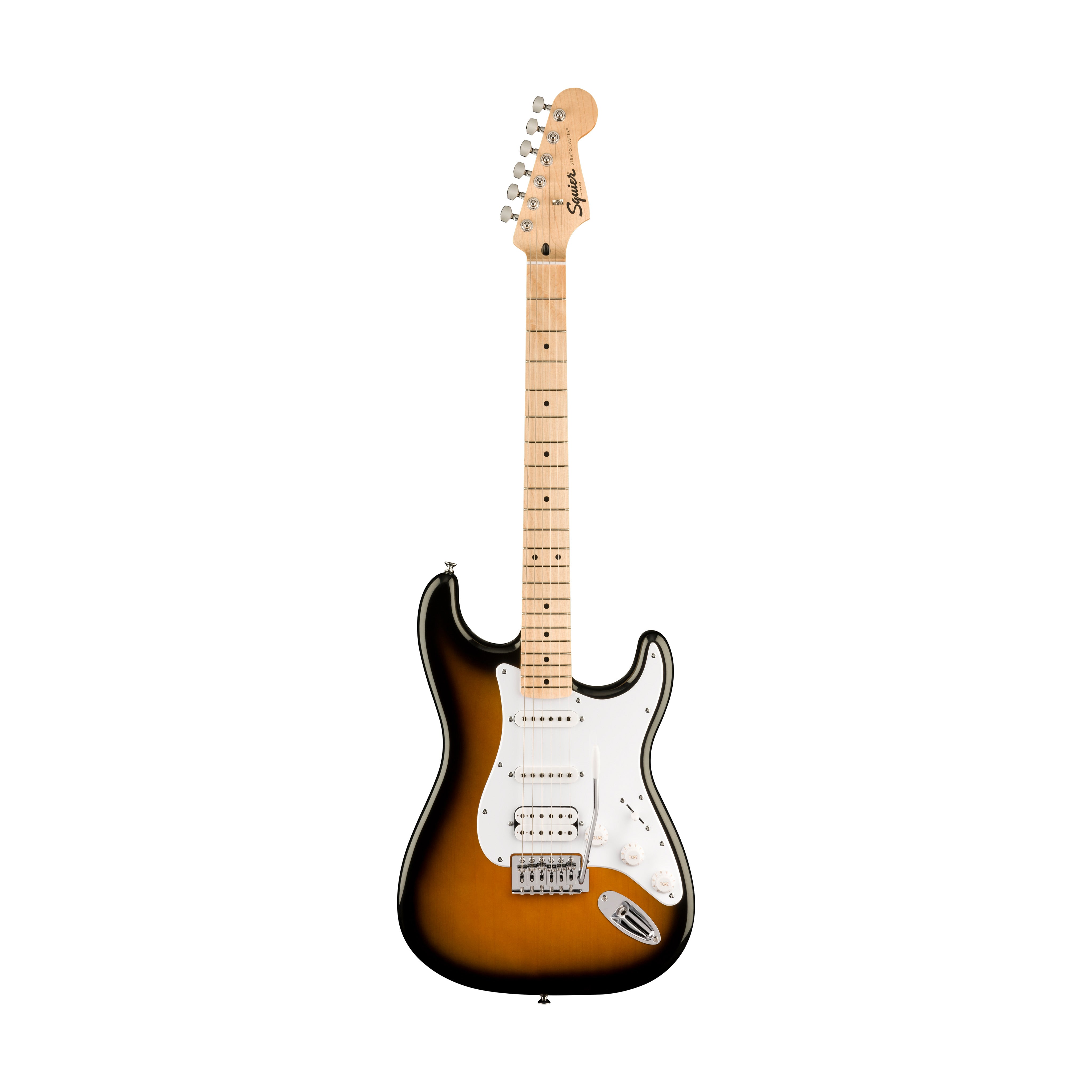 Squier FSR Sonic Stratocaster HSS Electric Guitar w/White
