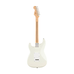 Squier FSR Sonic Stratocaster HSS Electric Guitar w/White Pickguard, Maple FB, Arctic White