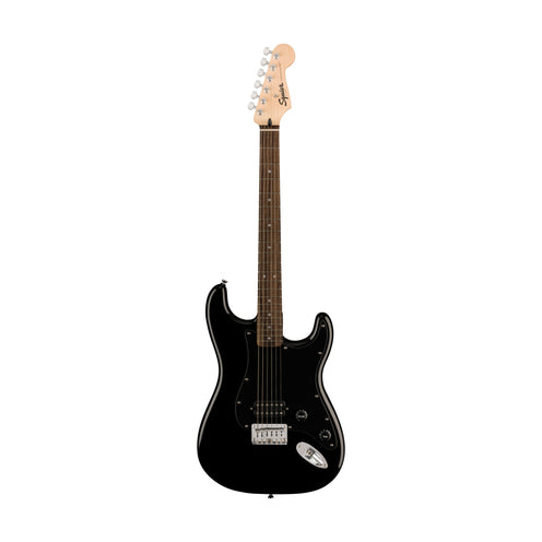 Squier Sonic Stratocaster HT H Electric Guitar w/Black Pickguard, Laurel FB, Black (B-Stock)