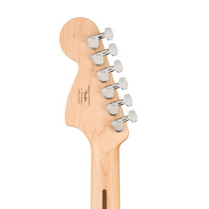 Squier Sonic Mustang Electric Guitar w/White Pickguard, Maple FB, 2-Color Sunburst