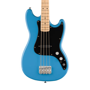 Squier FSR Sonic Bronco Bass Guitar w/Black Pickguard, Maple FB, California Blue