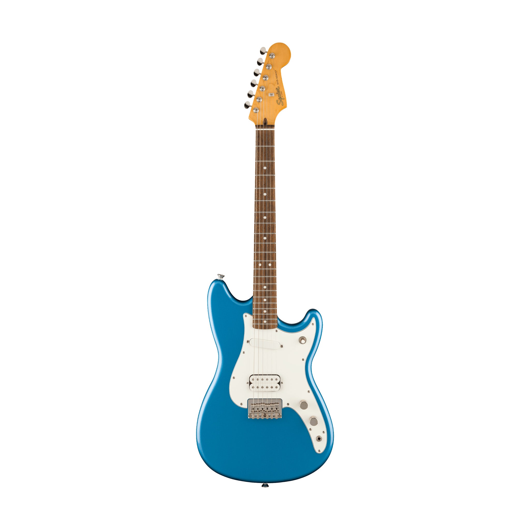 ジャンク Squier Duo Sonic Classic Vibe Squier Classic Vibe Duo-Sonic HS Electric Guitar, Laurel FB, Lake