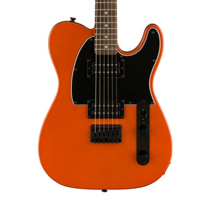 Squier FSR Affinity Series HH Telecaster Electric Guitar, Laurel FB, Metallic Orange (B-Stock)