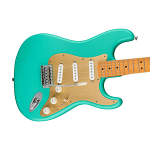 Squier 40th Anniversary Stratocaster Vintage Edition Electric Guitar, Maple FB, Satin Seafoam Green (B-Stock)