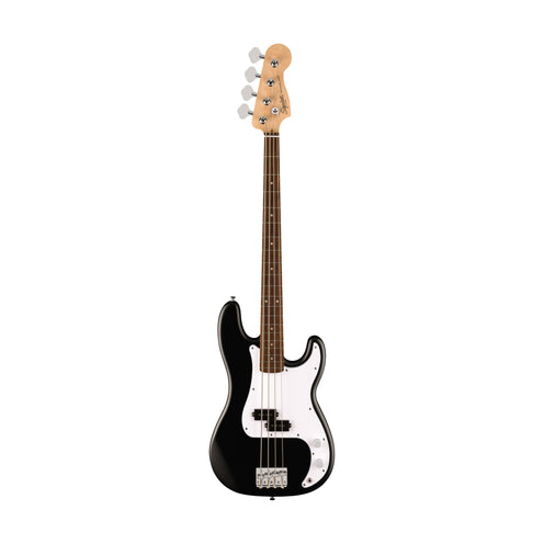 Squier Debut Series Precision Bass Guitar, Laurel FB, Black (B-Stock)