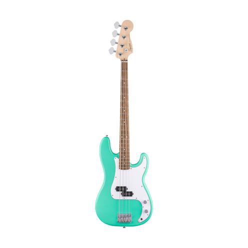 Squier Debut Series Precision Bass Guitar, Laurel FB, Sea Foam Green