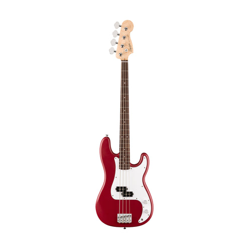 Squier Debut Series Precision Bass Guitar, Laurel FB, Dakota Red (B-Stock)