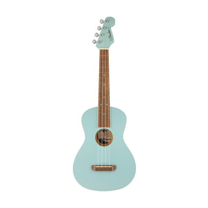 Fender Avalon Tenor Ukulele, Walnut FB, Daphne Blue