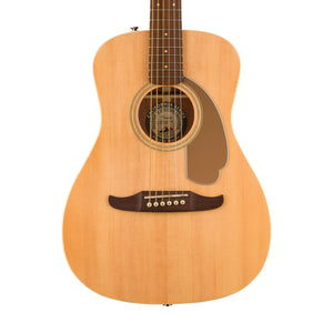 Fender California Malibu Player Small-Bodied Acoustic Guitar, Walnut FB, Natural
