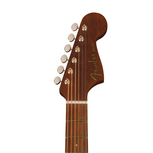 Fender Malibu Special Acoustic Guitar w/Bag, PF FB, Mahogany Top/Honey Sunburst