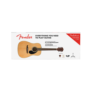 Fender FA-125 Dreadnought Acoustic Pack, Natural