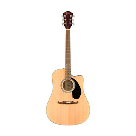 Fender FA-125CE Dreadnought Acoustic Guitar, Walnut FB, Natural (B-Stock)