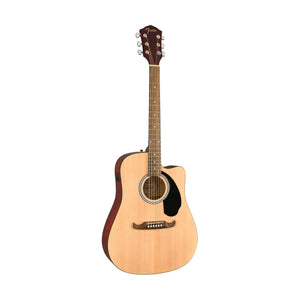 Fender FA-125CE Dreadnought Acoustic Guitar, Walnut FB, Natural (B-Stock)