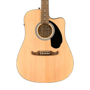 Fender FA-125CE Dreadnought Acoustic Guitar, Walnut FB, Natural (B-Stock)