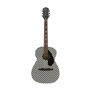 Fender Tim Armstrong Hellcat Acoustic Guitar w/Black Pickguard, Checkerboard