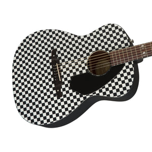 Fender Tim Armstrong Hellcat Acoustic Guitar w/Black Pickguard, Checkerboard