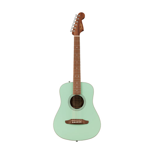 Fender California Standard Redondo Mini Guitar w/Bag, Surf Green