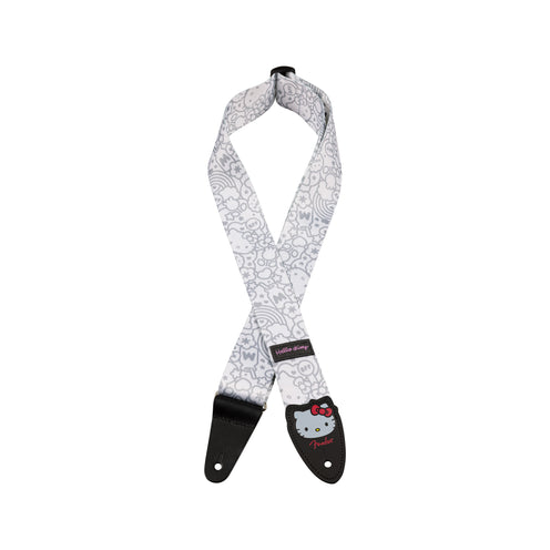 Fender Hello Kitty Poly Guitar Strap, White