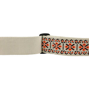 Fender Pasadena Woven Guitar Strap, Lattice Orange