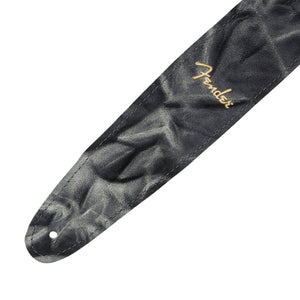Fender Tie-dye Leather Guitar Strap, Black