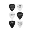 Fender Juanes 351 Celluloid Guitar Picks, 6-Pack