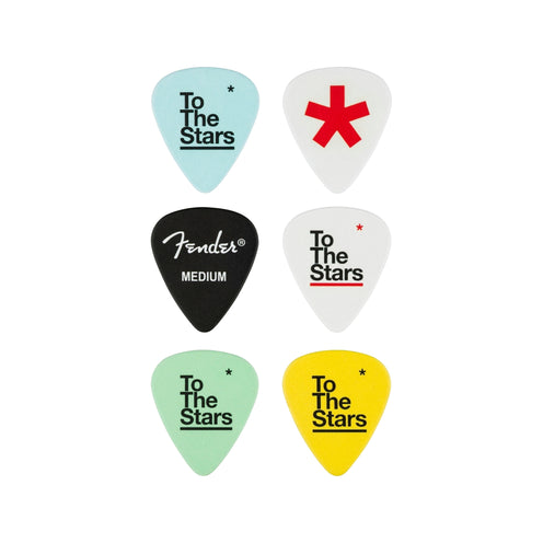Fender Tom DeLonge 351 Celluloid Guitar Picks, 6-Pack