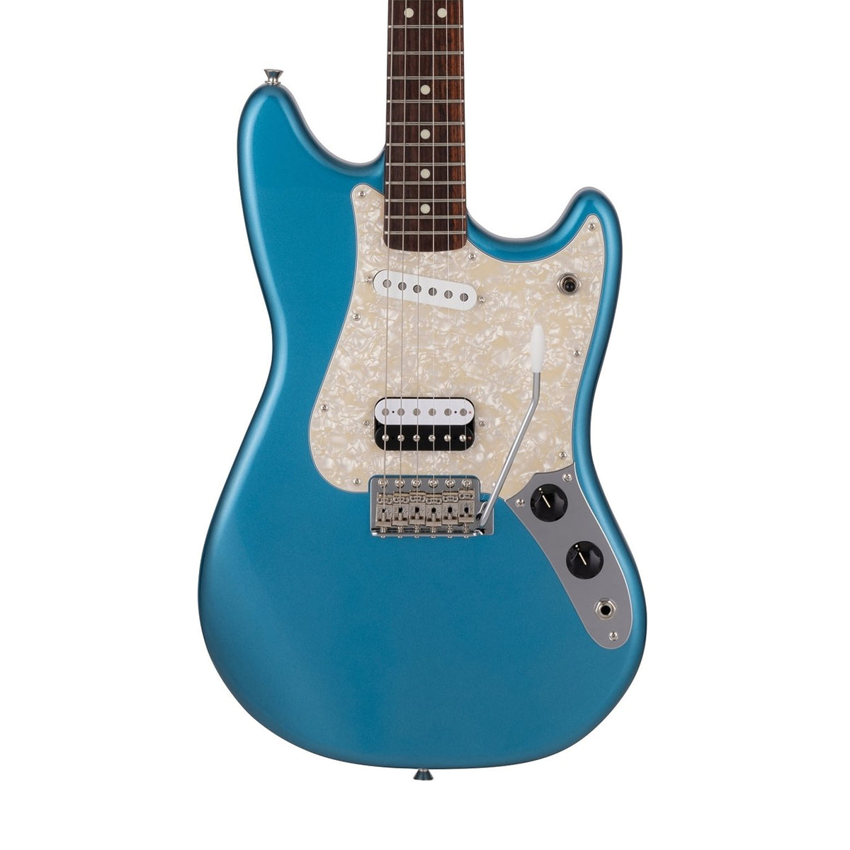 Fender MIJ Limited Cyclone Electric Guitar, RW FB, Lake Placid