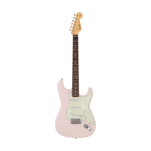 Fender Japan Traditional 60s Stratocaster Electric Guitar, RW FB, Shell Pink