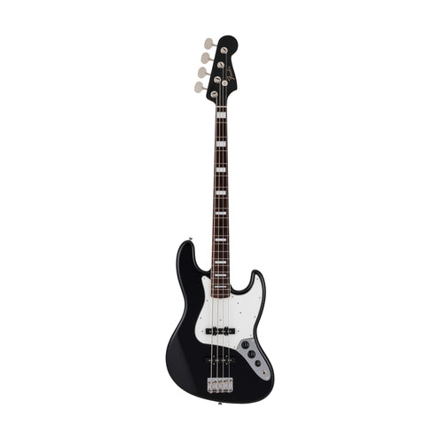 Fender Japan Traditional Late 60s Jazz Bass Guitar, RW FB, Black