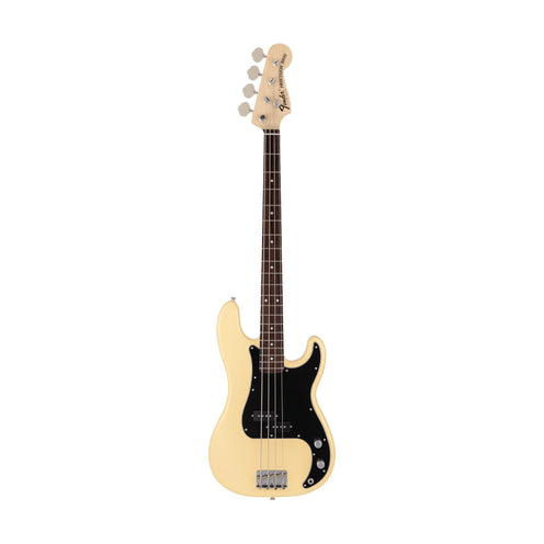 Fender Japan Traditional 70s Precision Bass Guitar, RW FB, Vintage White