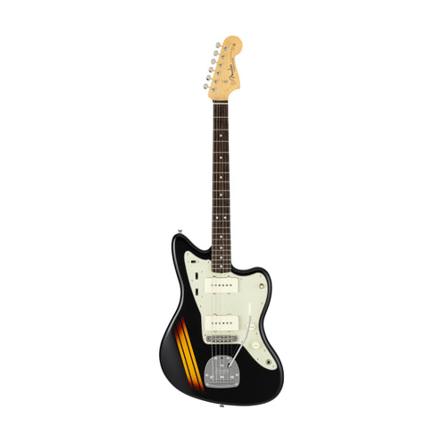 Fender Japan Traditional 2025 Collection 60s Jazzmaster Guitar, RW FB, Black / 3-Tone Sunburst