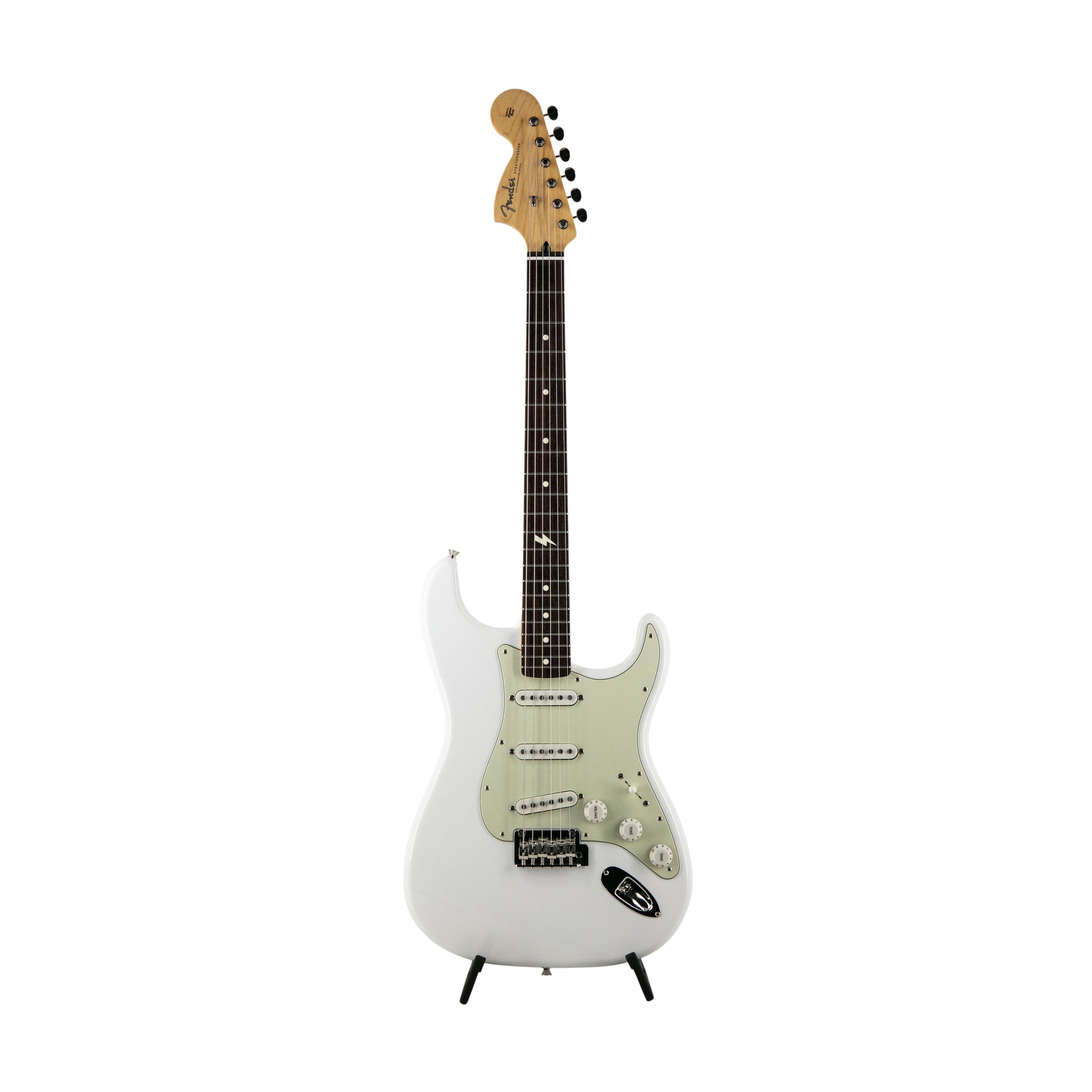 Fender Japan Sham Kamikaze Signature Reverse Headstock Stratocaster, RW FB, Arctic White