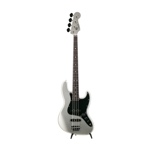 Fender FSR Collection Hybrid II Jazz Bass Guitar, RW FB, Inca Silver