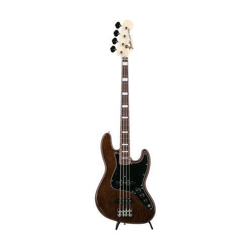 Fender FSR Collection Traditional 70s Jazz Bass Guitar, RW FB, Walnut