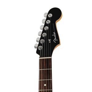 Fender Japan Elemental Stratocaster HH Electric Guitar, RW FB, Stone Black
