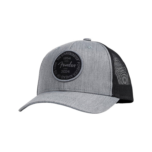 Fender Stratocaster 70th Anniversary Badge Hat, Gray Heather