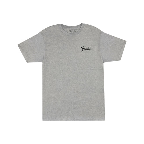 Fender Transition Logo Tees, Athletic Gray, Small