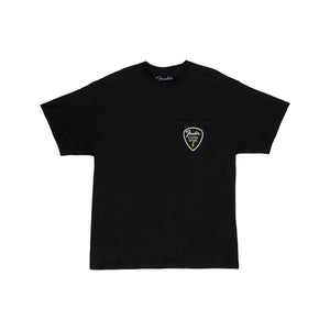 Fender Pick Patch Pocket Tees, Black, Small