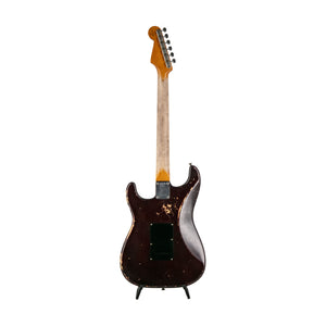 Fender Custom Shop Prestige Paul Waller Masterbuilt Skull Stratocaster, Dark Ruby Red Skull