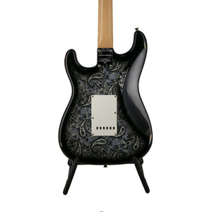 Fender Custom Shop Ltd Ed 1968 Stratocaster Heavy Relic Electric Guitar, Black Paisley