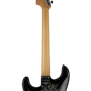 Fender Custom Shop Ltd Ed 1968 Stratocaster Heavy Relic Electric Guitar, Black Paisley