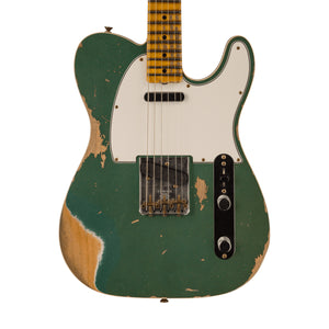 Fender Custom Shop 1965 Tele Heavy Relic Ele Gtr, Quartersawn Maple, Aged Sherwood Green Metallic