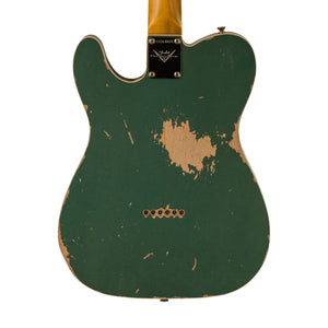 Fender Custom Shop 1965 Tele Heavy Relic Ele Gtr, Quartersawn Maple, Aged Sherwood Green Metallic