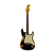 Fender Custom Shop 1960 Stratocaster Heavy Relic Guitar, RW FB, Aged Black over 3-Color Sunburst