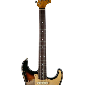 Fender Custom Shop LTD Roasted Bighead Strat Super Heavy Relic, Super Faded Aged 3-Color Sunburst