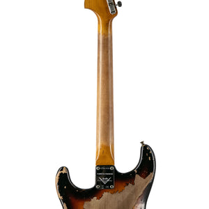 Fender Custom Shop LTD Roasted Bighead Strat Super Heavy Relic, Super Faded Aged 3-Color Sunburst