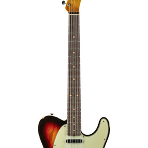 Fender Custom Shop Limited 1960 Telecaster Custom Relic Guitar, Chocolate 3-Color Sunburst