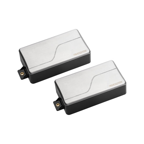 Fishman Fluence Modern Active Humbucker 6-String Pickup Set, Brushed Stainless